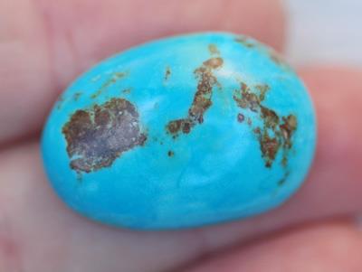 Image for Large!! Natural Robins Egg Blue Turquoise 36.20 carat  ** VIDEO **