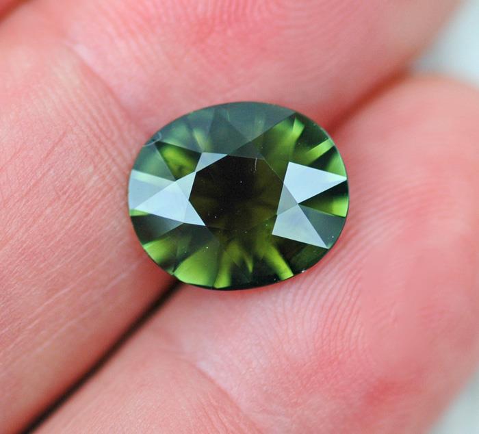 Image for SUPER DEAL!!! Large Natural Green Tourmaline 5.43 ct.  ** video **