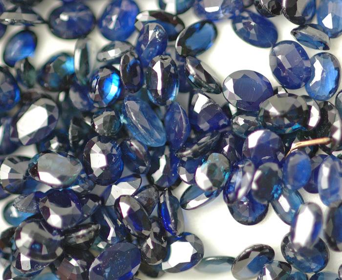 Image for Natural Nigeria Blue Sapphire Oval Lot 53.78 tcw  **VIDEO **