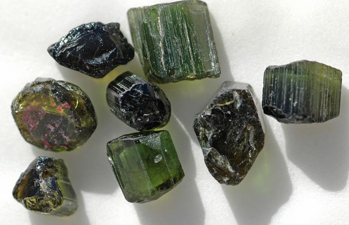 Image for Nigeria Natural Sunset Tourmaline Facet Rough Parcel 39.4 tcw