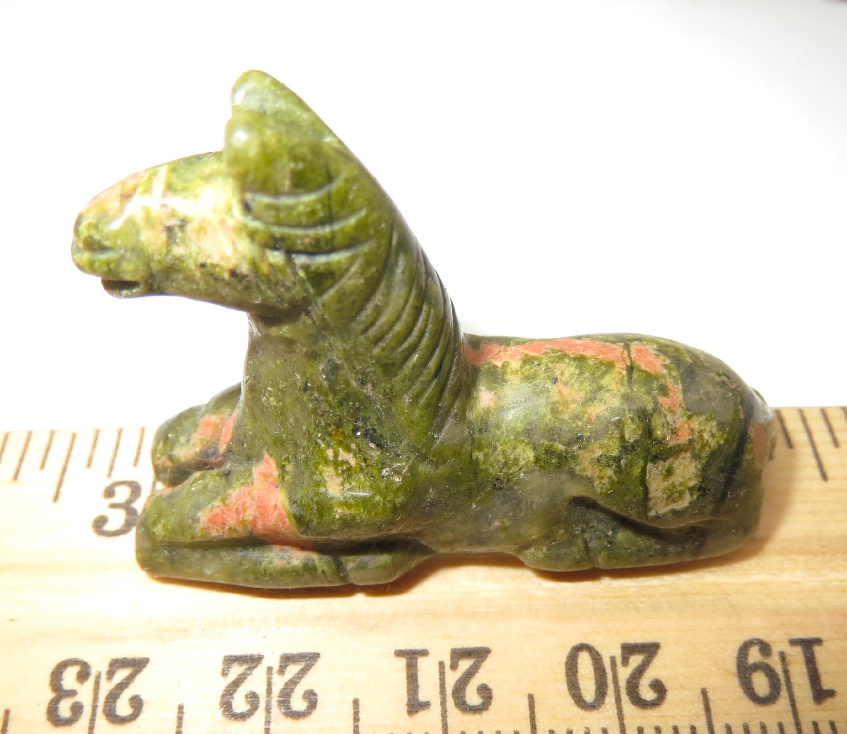 Image for Gemstone Horse Carvings- set of 2 pc.