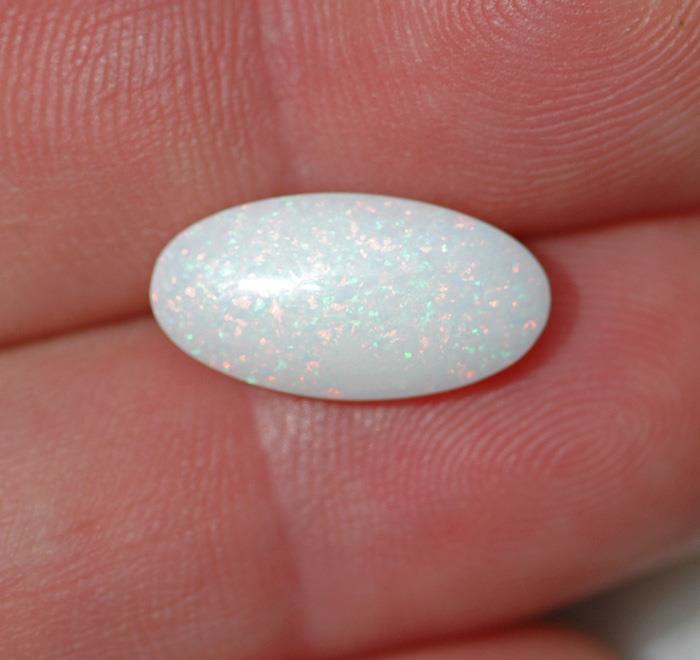 Image for Australia Natural Coober Pedy While Base Opal 3.63 carat  ** VIDEO **