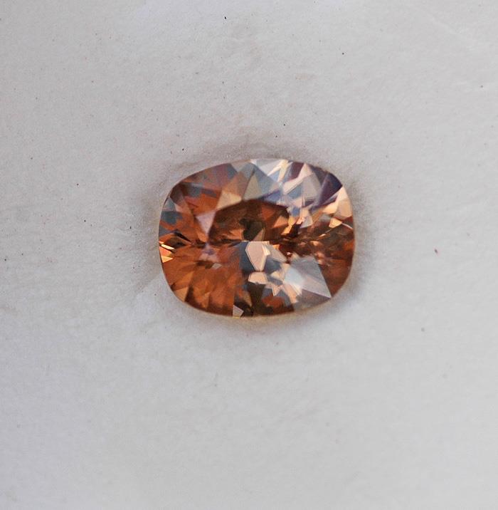 Image for Tanzania Natural Zircon GIA Cert. 3.91 carat  ** VIDEO **