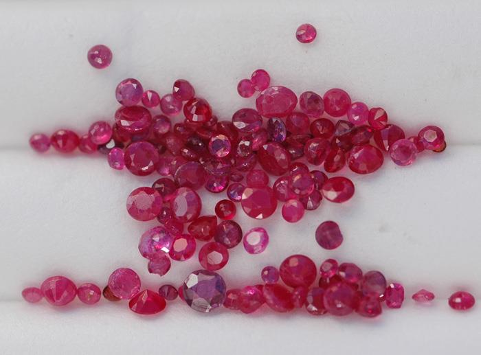 Image for Burma Natural Ruby Melee Lot 10.13 tcw ** VIDEO **