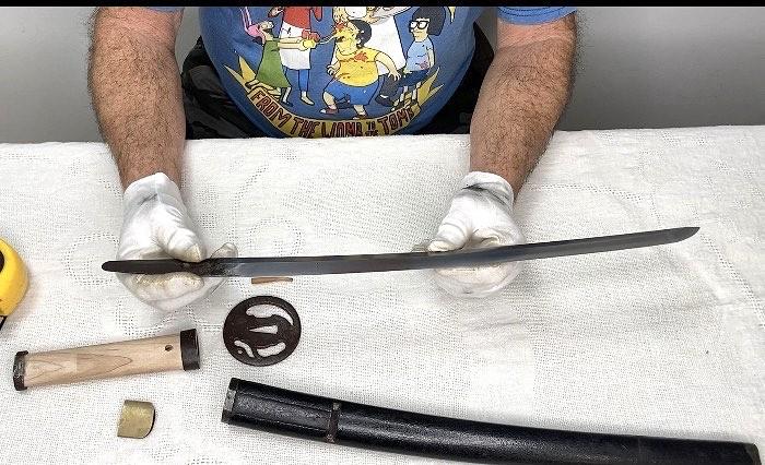 Image for Authentic Antique Japanese Wakizashi Sword -** VIDEO **