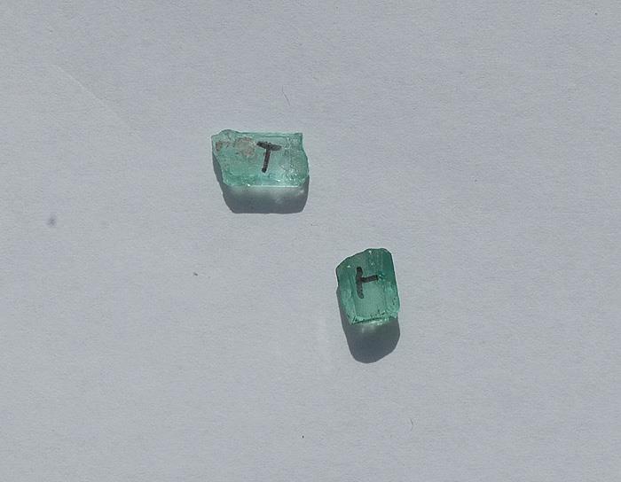 Image for Natural Colombian Emerald Crystals 3.32 tcw