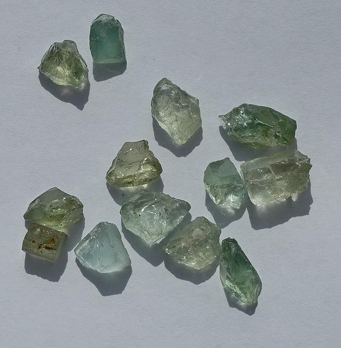 Image for Natural Nigerian Green Beryl 58.11 tcw lot