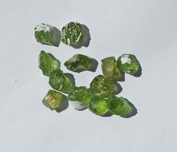 Image for Natural Pakistan Peridot Facet Rough Lot  69.39 tcw