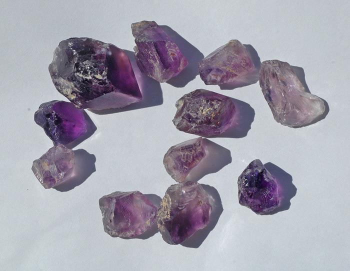Image for Brazil Natural Amethyst Facet Rough Parcel  255 tcw