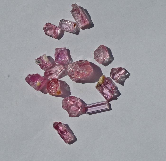 Image for Katlang Mine Natural Pink Topaz Facet Rough Lot 36.47 tcw