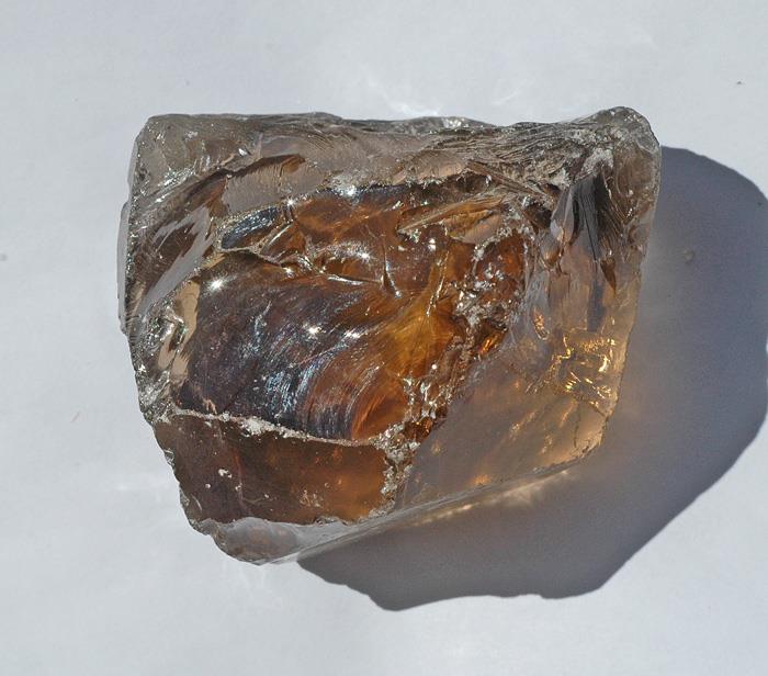 Image for Natural Huge Brazilian Citrine/Smokey Quartz for faceting 985 carat