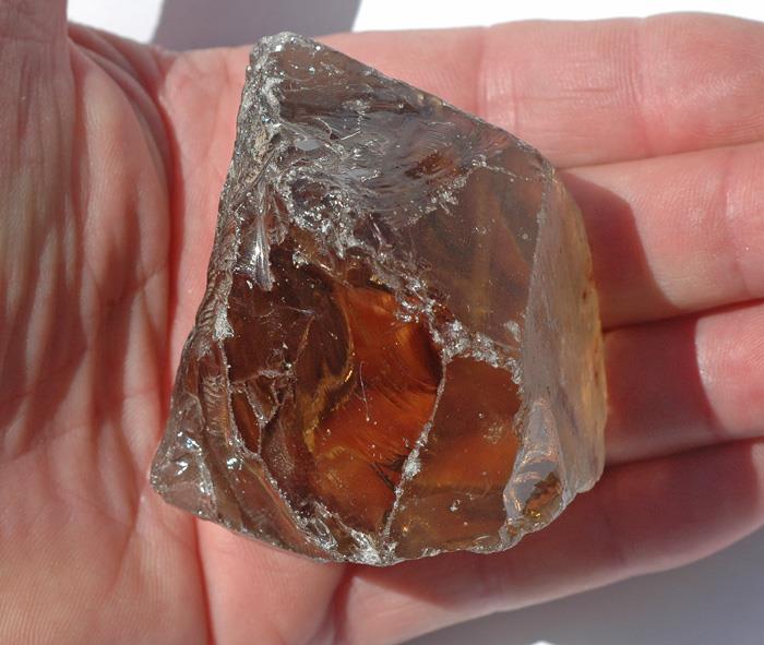 Image for Natural Huge Brazilian Citrine/Smokey Quartz for faceting 985 carat