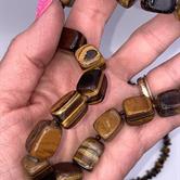 Image for Tigers Eye gemstone necklace set of 2 ESTATE