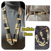 Image for ESTATE- Buffalo Horn 4 Strand Necklace/ Belt 34 inch