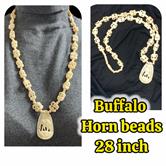 Image for Estate-Carved Natural Horn - Faux Ivory 28 inch