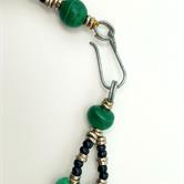 Image for Estate Malachite Beads 28 inch