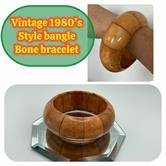 Image for Ox/ Buffalo Horn Bangle Bracelet - ESTATE