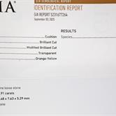 Image for Tanzania Natural Zircon GIA Cert. 3.91 carat  ** VIDEO **
