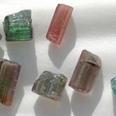 Image for Natural Cruzeiro Mine Brazil Tourmaline Facet Rough Lot 32.9 tcw