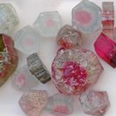 Image for Natural Cruziero Mine Wild Colored Tourmaline Slices 55.3 tcw lot