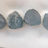 Image for Natural Cruzeiro Mine Indicolite Tourmaline Slices 18.2 tcw