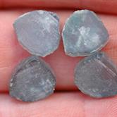 Image for Natural Cruzeiro Mine Indicolite Tourmaline Slices 18.2 tcw