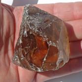 Image for Natural Huge Brazilian Citrine/Smokey Quartz for faceting 985 carat