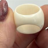 Image for Carved Buffalo Bone Cameo Ring size 7