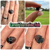 Image for Carved Tourmaline Fish 7.62 carat  ** VIDEO **