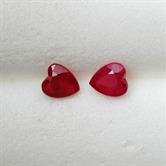 Image for Burma Natural Ruby Pair 0.94 tcw ** VIDEO**